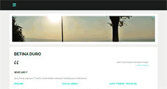 Desktop Screenshot of betinaduro.com