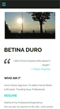 Mobile Screenshot of betinaduro.com